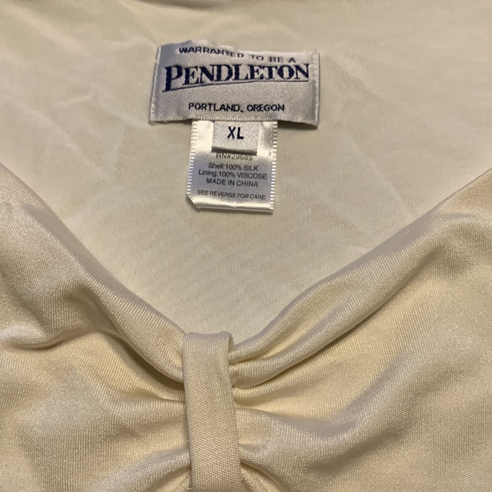 Vintage Pendleton Silk Top. - image 2
